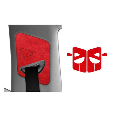 Alcantara Stick On Seat Belt Panel Cover for Tesla Model 3 Highland (2024+)