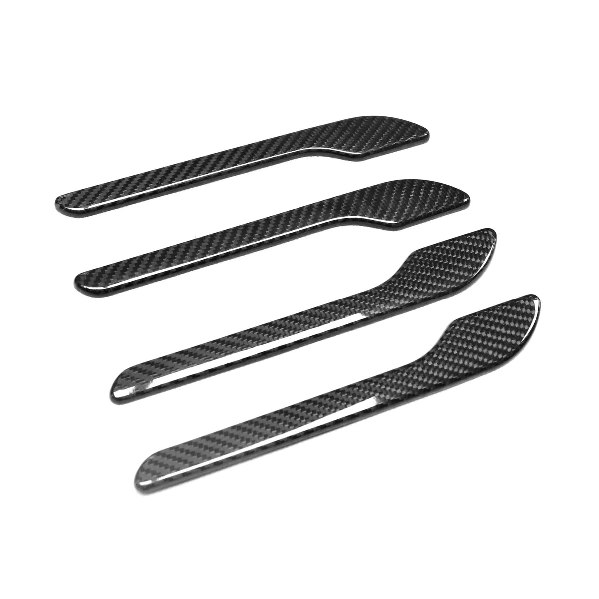 Carbon Fiber Door Handle Covers for Tesla Model 3 2016-2024