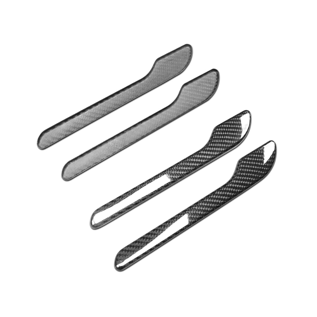 Carbon Fiber Door Handle Covers for Tesla Model 3 2016-2024