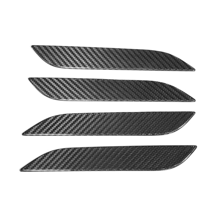 Carbon Fiber Door Handle Covers for Tesla Model S 2016-2024