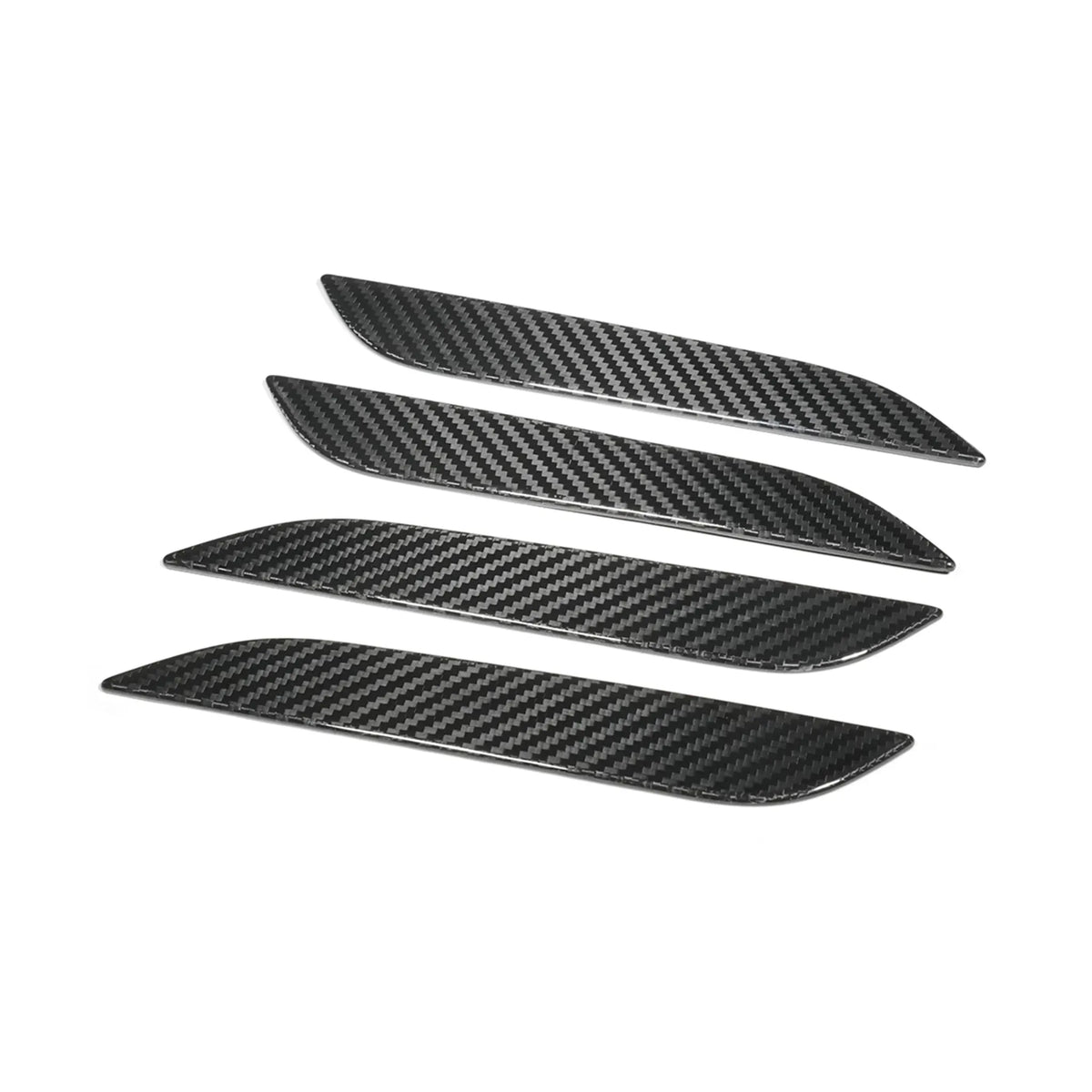 Carbon Fiber Door Handle Covers for Tesla Model S 2016-2024