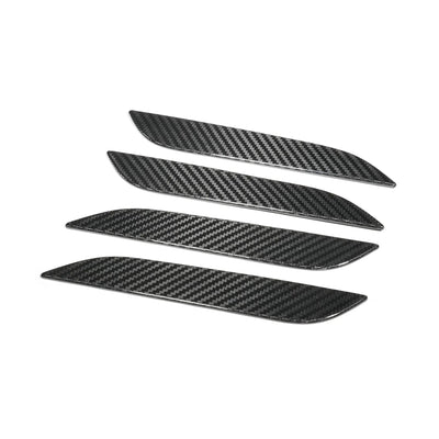Carbon Fiber Door Handle Covers for Tesla Model S 2016-2024