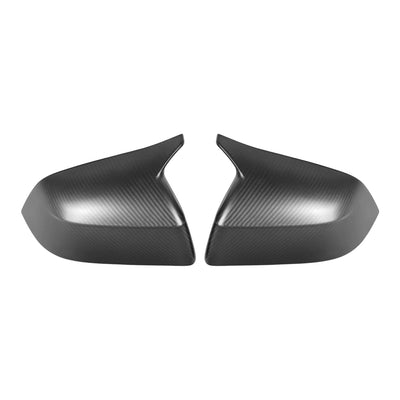Matte carbon fiber M Style side mirror covers for Tesla Model Y Juniper 2025+