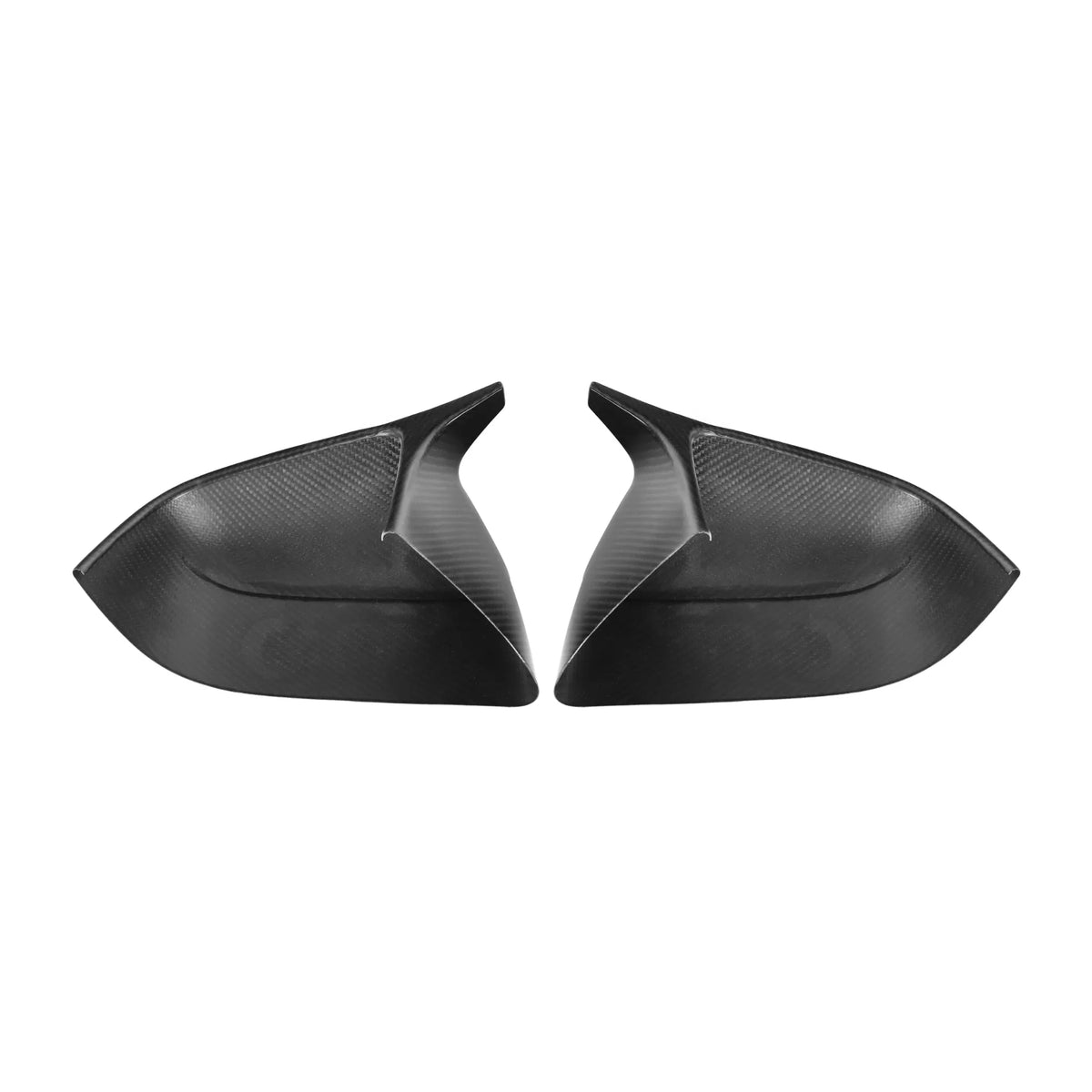 Matte carbon fiber M Style side mirror covers for Tesla Model Y Juniper 2025+