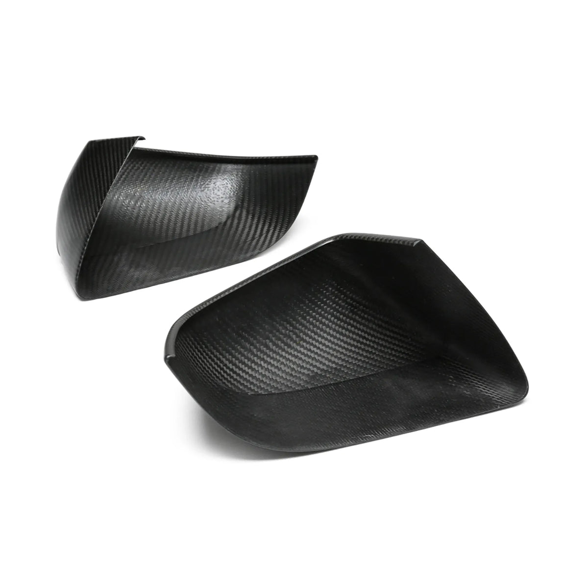 Matte carbon fiber OEM Style side mirror covers for Tesla Model Y Juniper 2025+