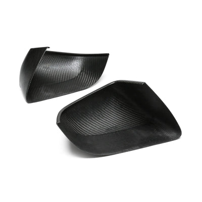 Matte carbon fiber OEM Style side mirror covers for Tesla Model Y Juniper 2025+