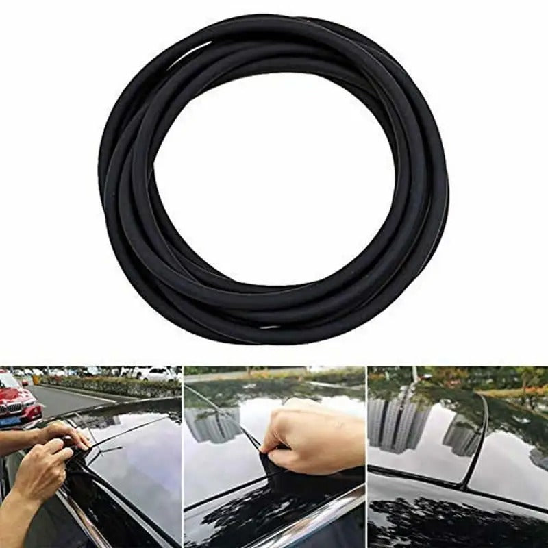 Installation of glass roof seal strip on Tesla Model 3