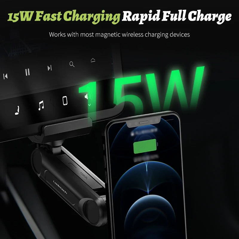 15W magnetic wireless charging phone mount for Tesla Model 3 and Model Y