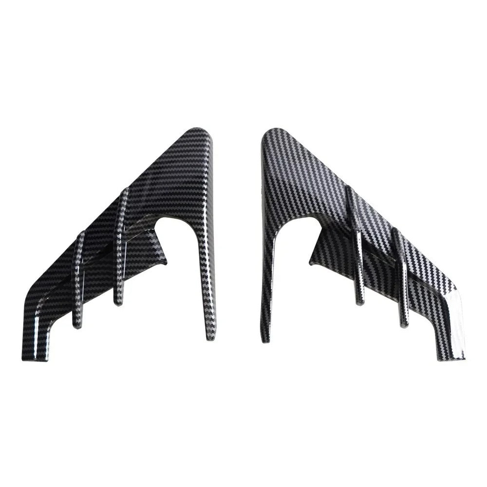 ABS carbon fiber-look side camera cover pair for Tesla Model 3 and Model Y