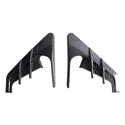 ABS carbon fiber-look side camera cover pair for Tesla Model 3 and Model Y