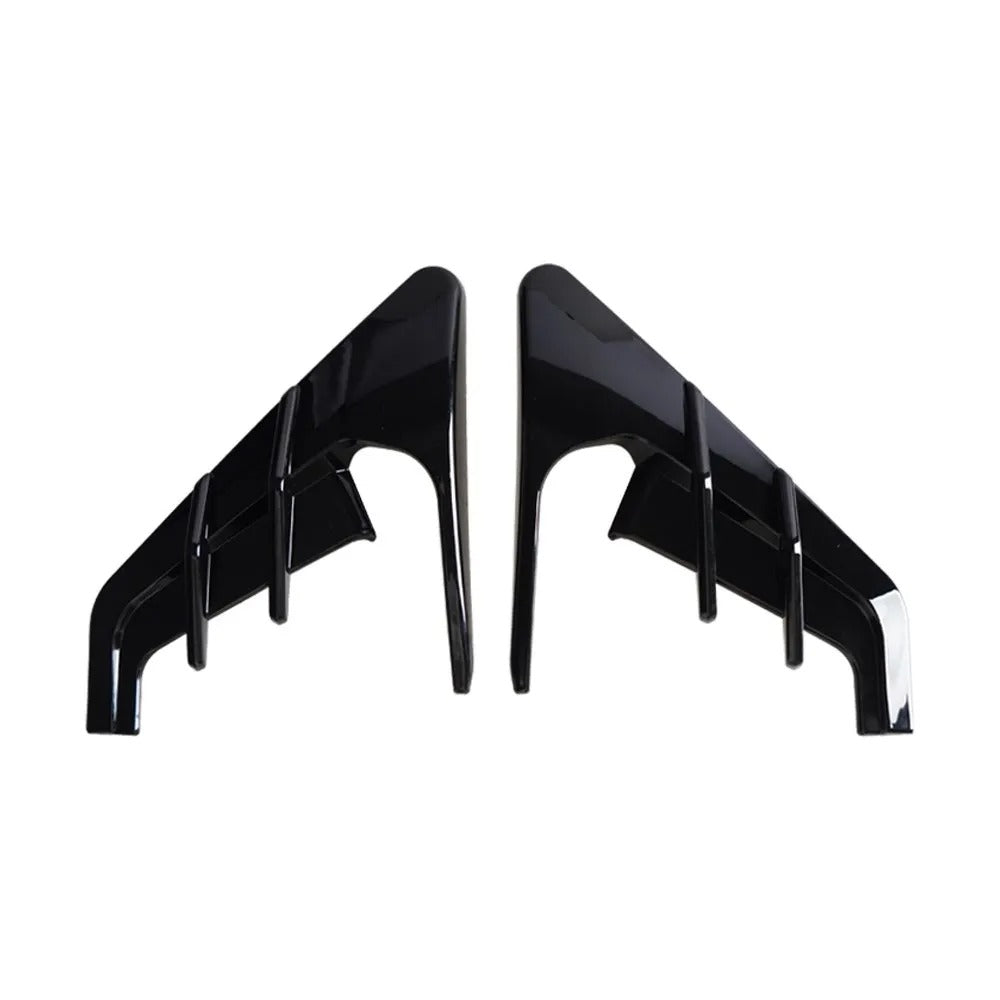 Gloss black side camera flank cover pair for Tesla Model 3 and Model Y