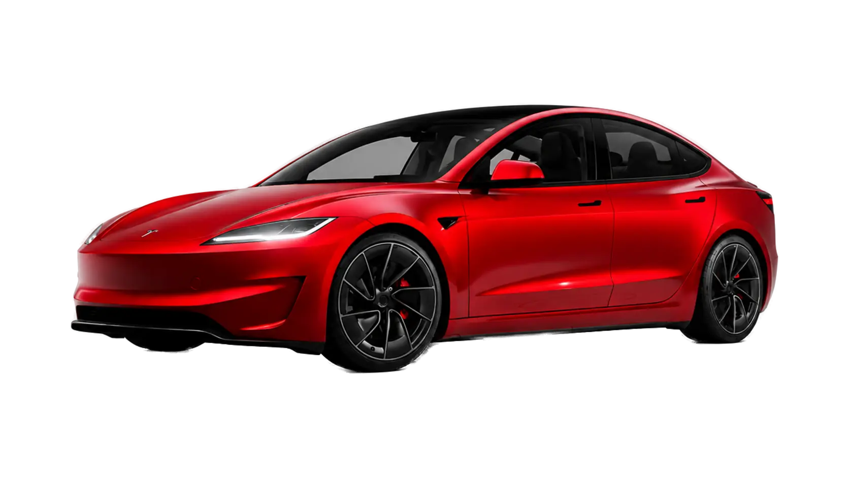 Tesla Model 3 shown for model-specific ModdedEV products